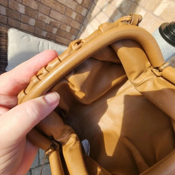 Bottega Veneta Mini Pouch 20 Authentic Brown Crossbody Clutch Leather Full Set - Picture 10 of 15